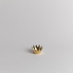 Crown Bowl, Polished Brass