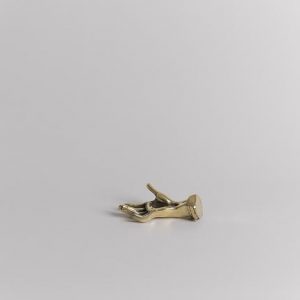 'Zumbusch Hand' Paperweight, Polished Brass