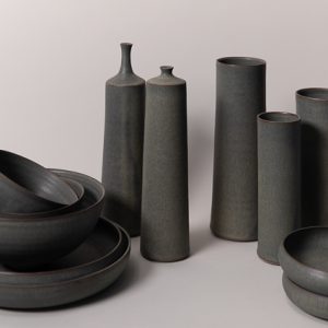 Serving Bowl, Moss Green