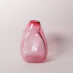 105 ltr Forms Vase, Fuchsia