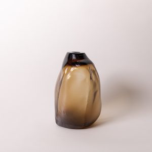 105 ltr Forms Vase, Olive Brown