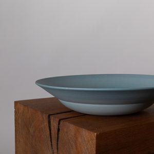 Flared Bowl, Petrol Blue