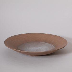 Flared Bowl I, Brick, handthrown by UK ceramicist Luke Eastop