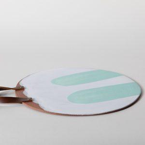 Large Round Platter, Celeste